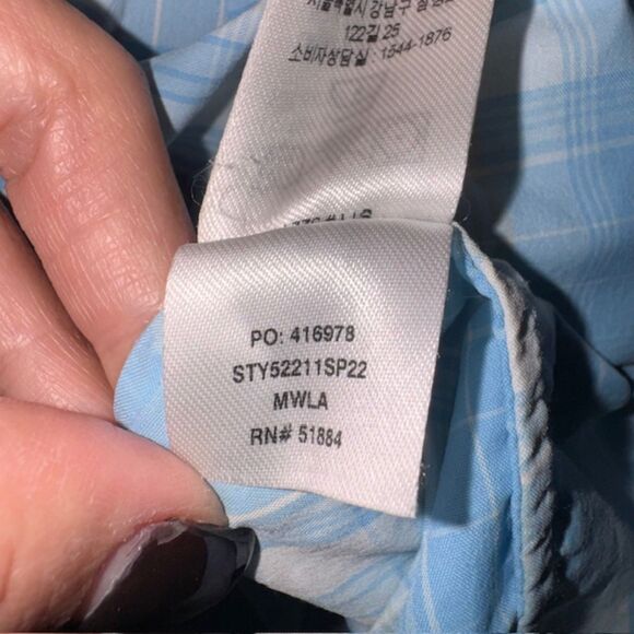 Patagonia Women's Sun Stretch Shirt Sz Large - Picture 8 of 8